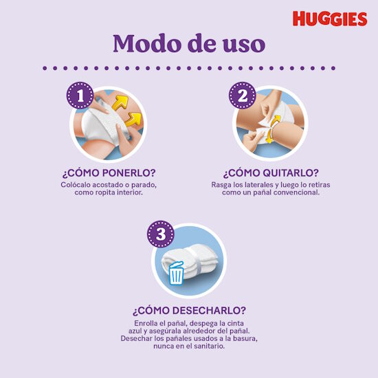 Pañales Huggies Natural Care Pants 5/XXG 54U